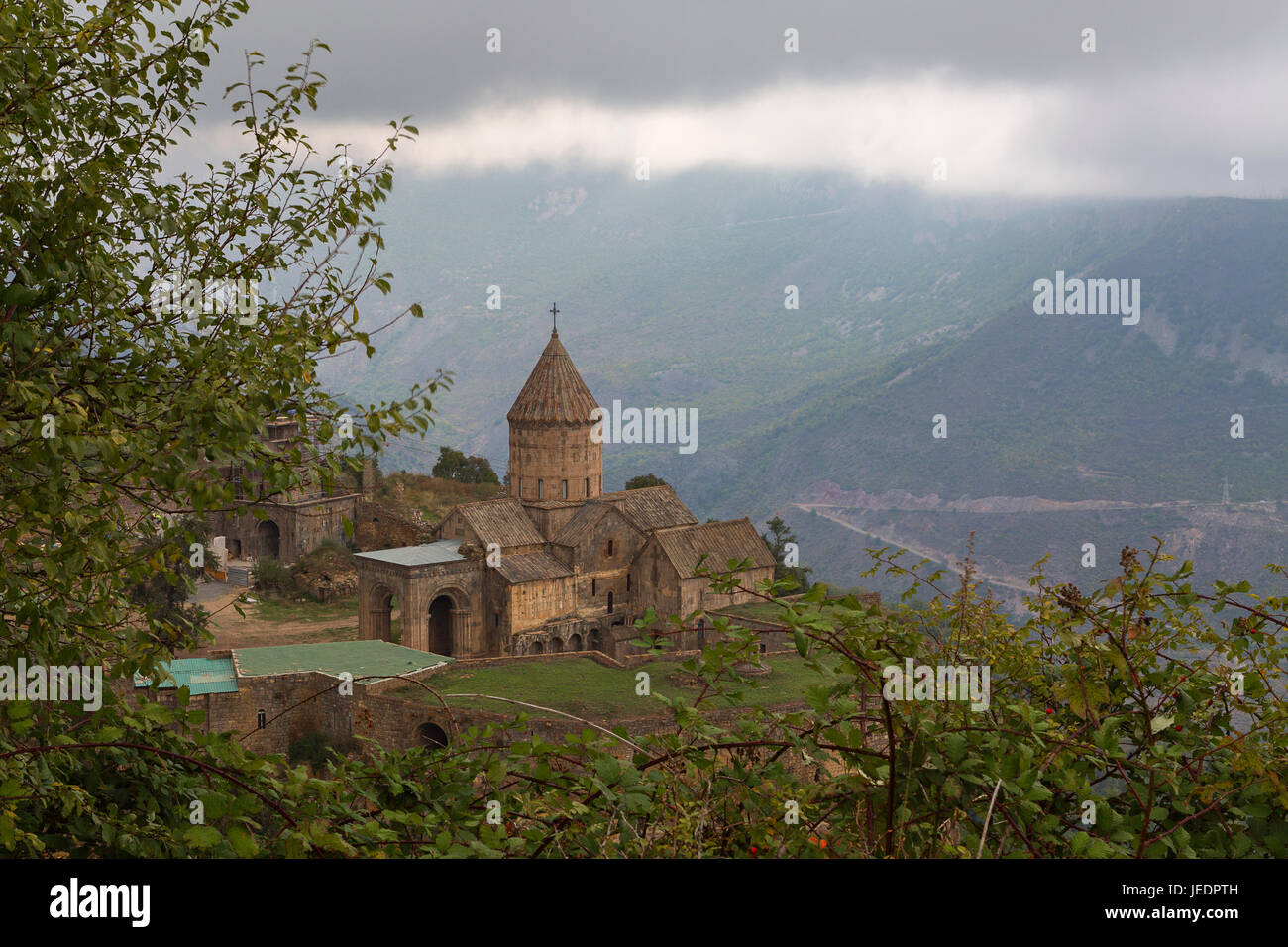 Monastero di Tatev in Armenia. Foto Stock