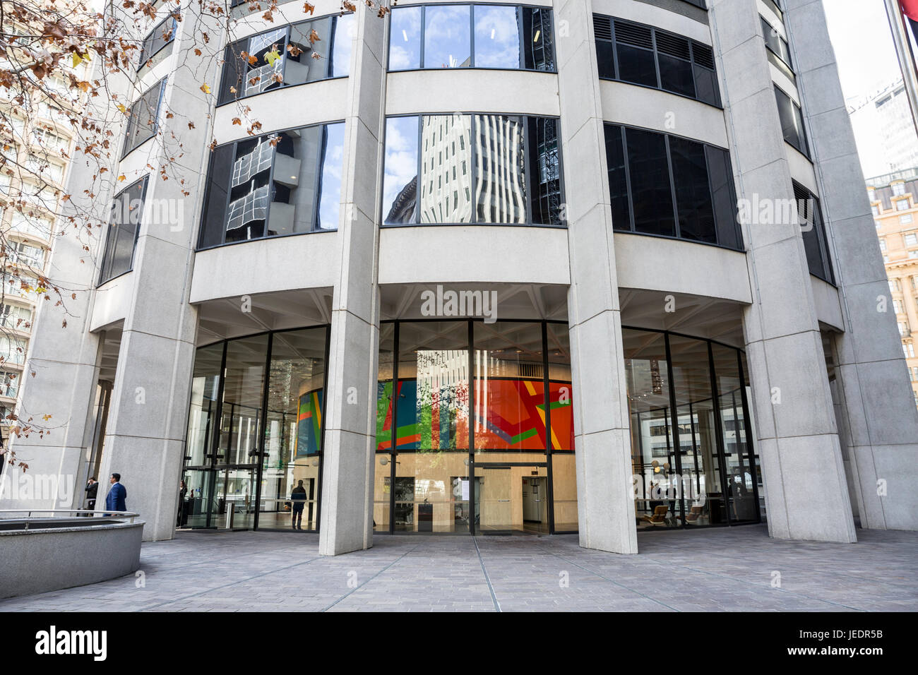 Australia Square officebuilbing in George Street Sydney progettato da Harry Seidler negli anni sessanta Foto Stock