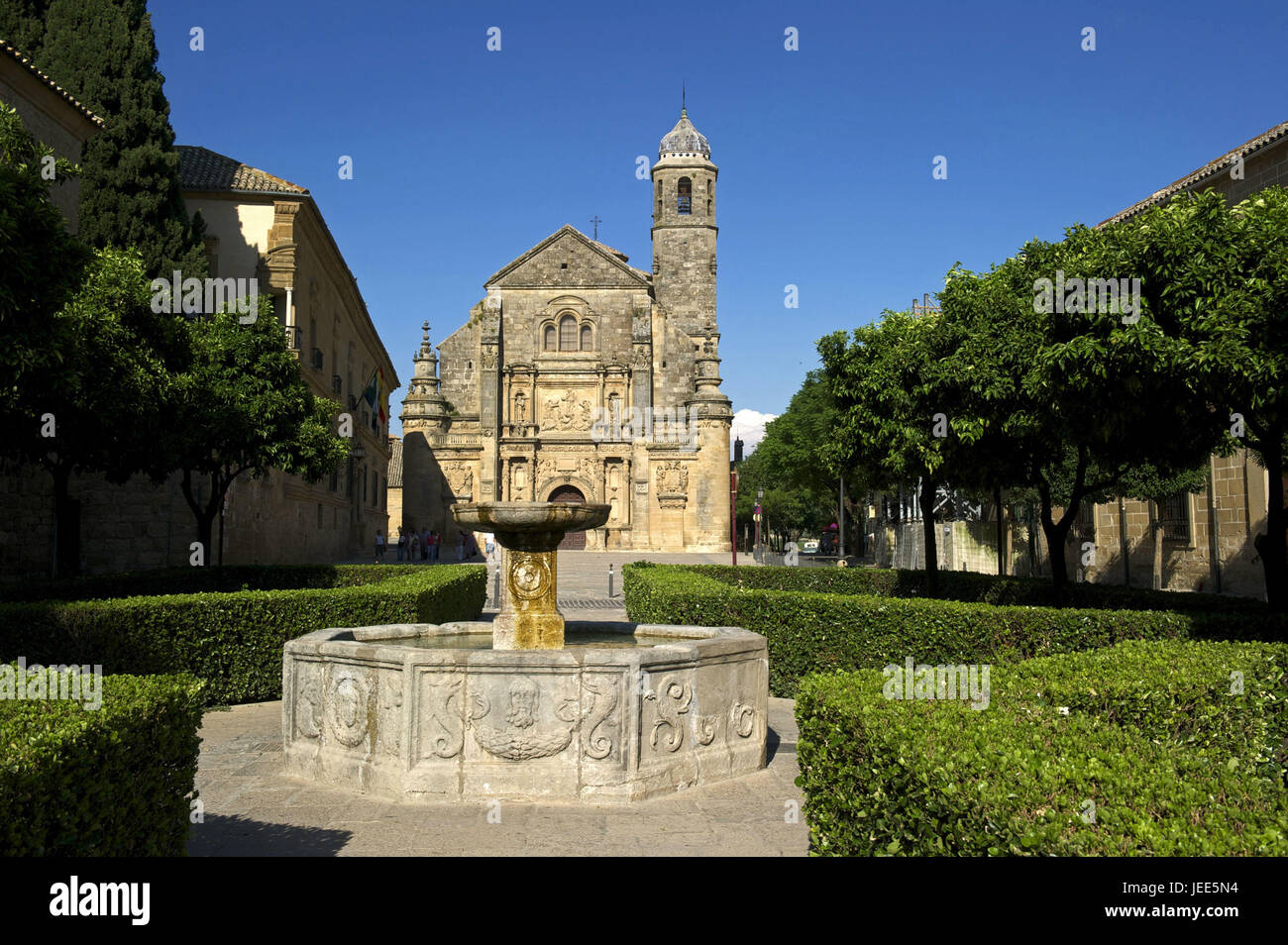 Spagna, Andalusia, a Ubeda, provincia di Jaén, Ubeda, Sacra Capilla del Salvado, Foto Stock