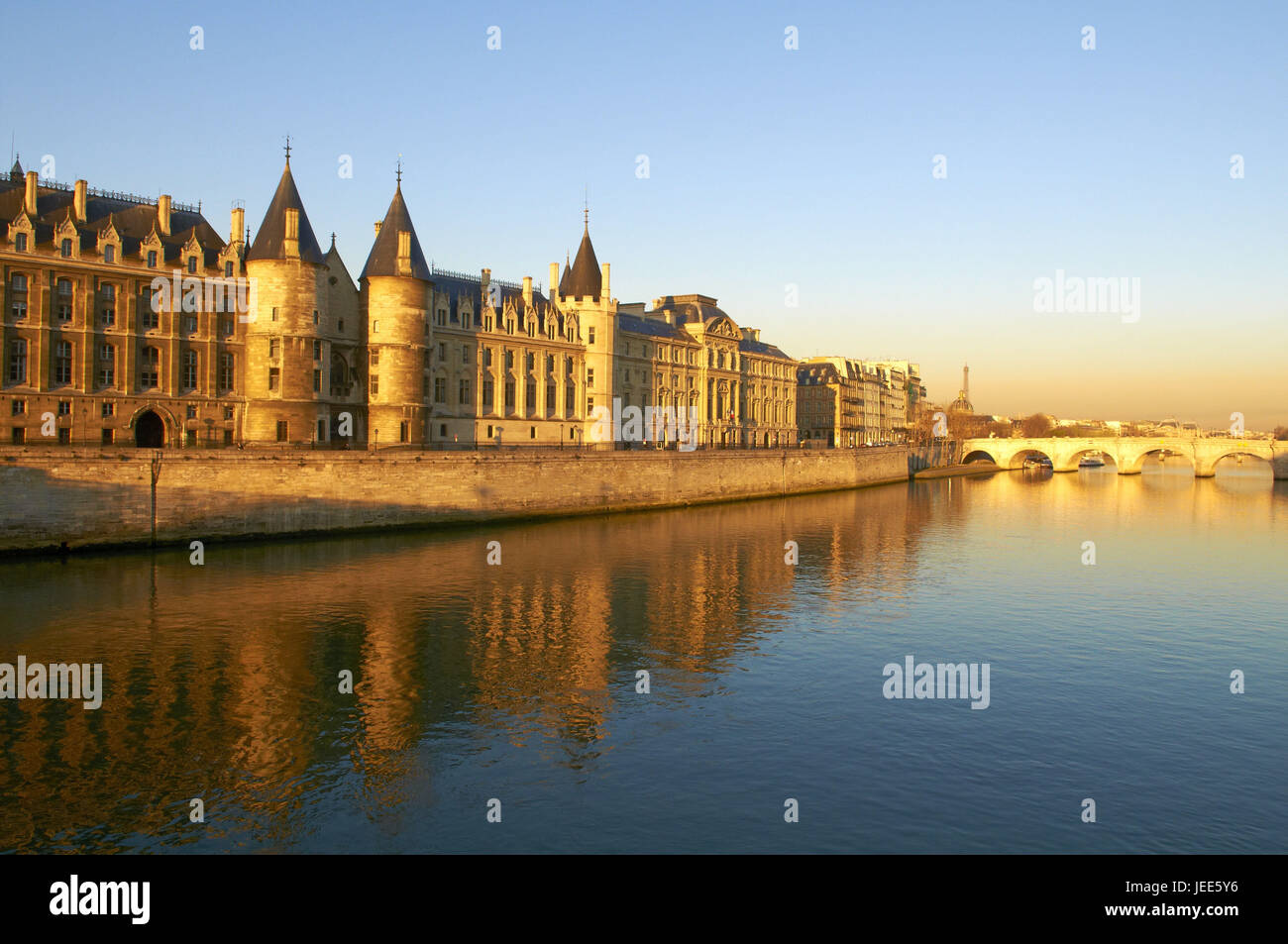 Francia, Parigi, edificio sulla Binneninsel Ile de la Cité, Foto Stock