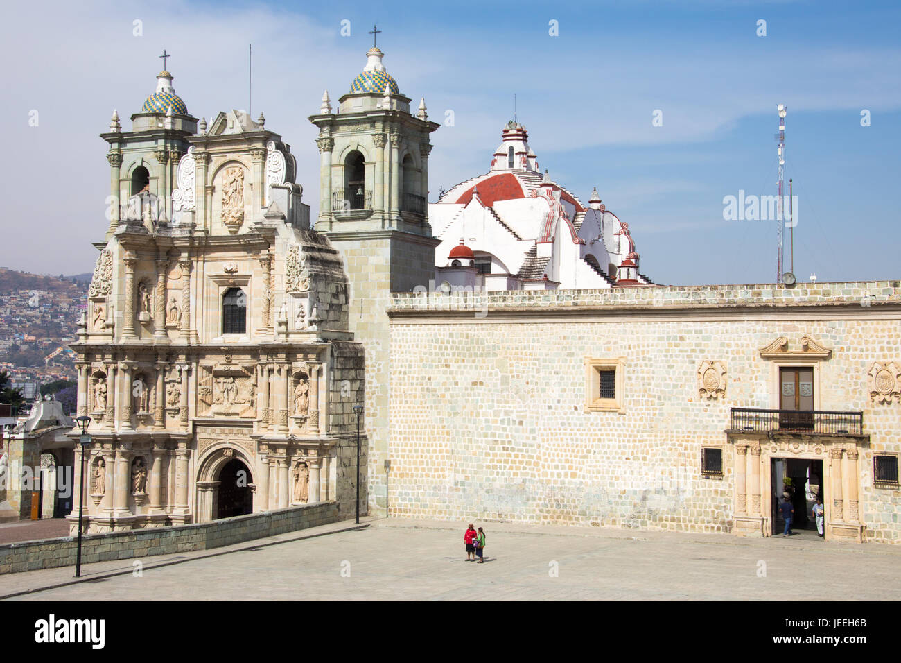 Basilica menor de Nuestra Senora de la Soledad, o la Basilica di Nostra Signora della solitudine, Oaxaca, Messico Foto Stock