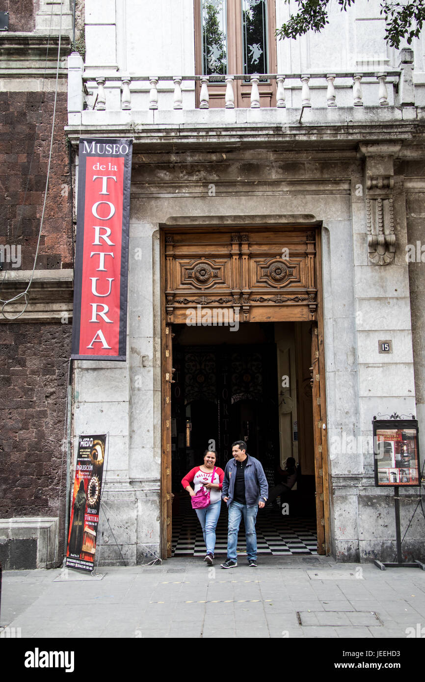 Museo de la tortura, Città del Messico, Messico Foto Stock