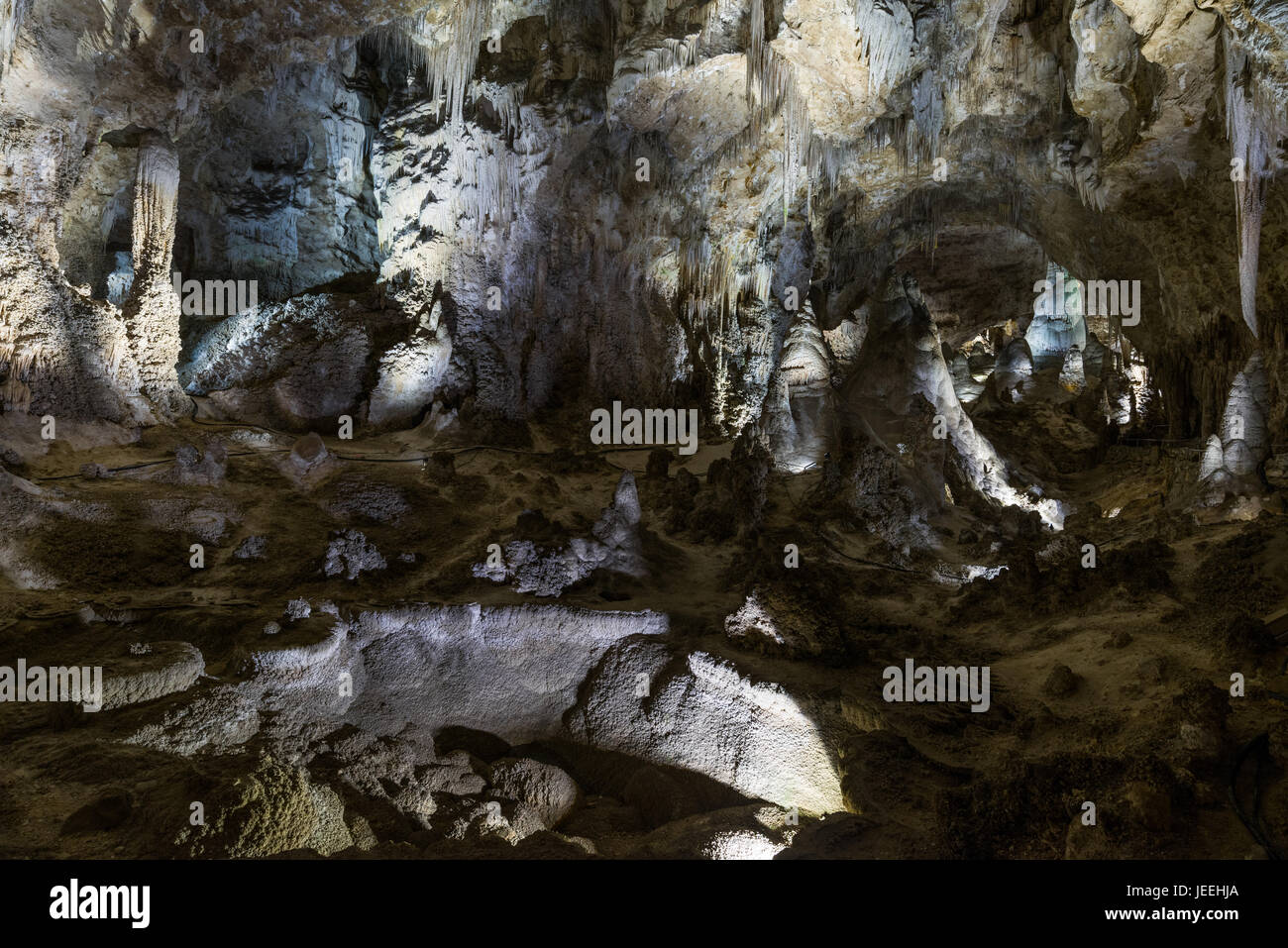 Carlsbad Caverns formazioni rocciose. Nuovo Messico Foto Stock
