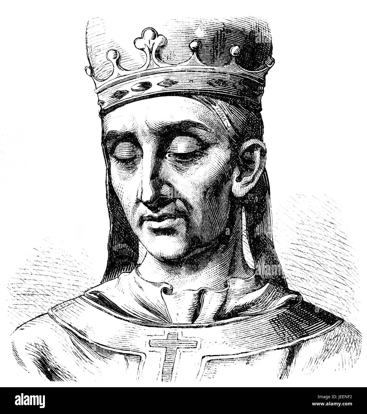 Papa Simmaco, Papa dal 498 fino alla sua morte nel 514 Foto Stock