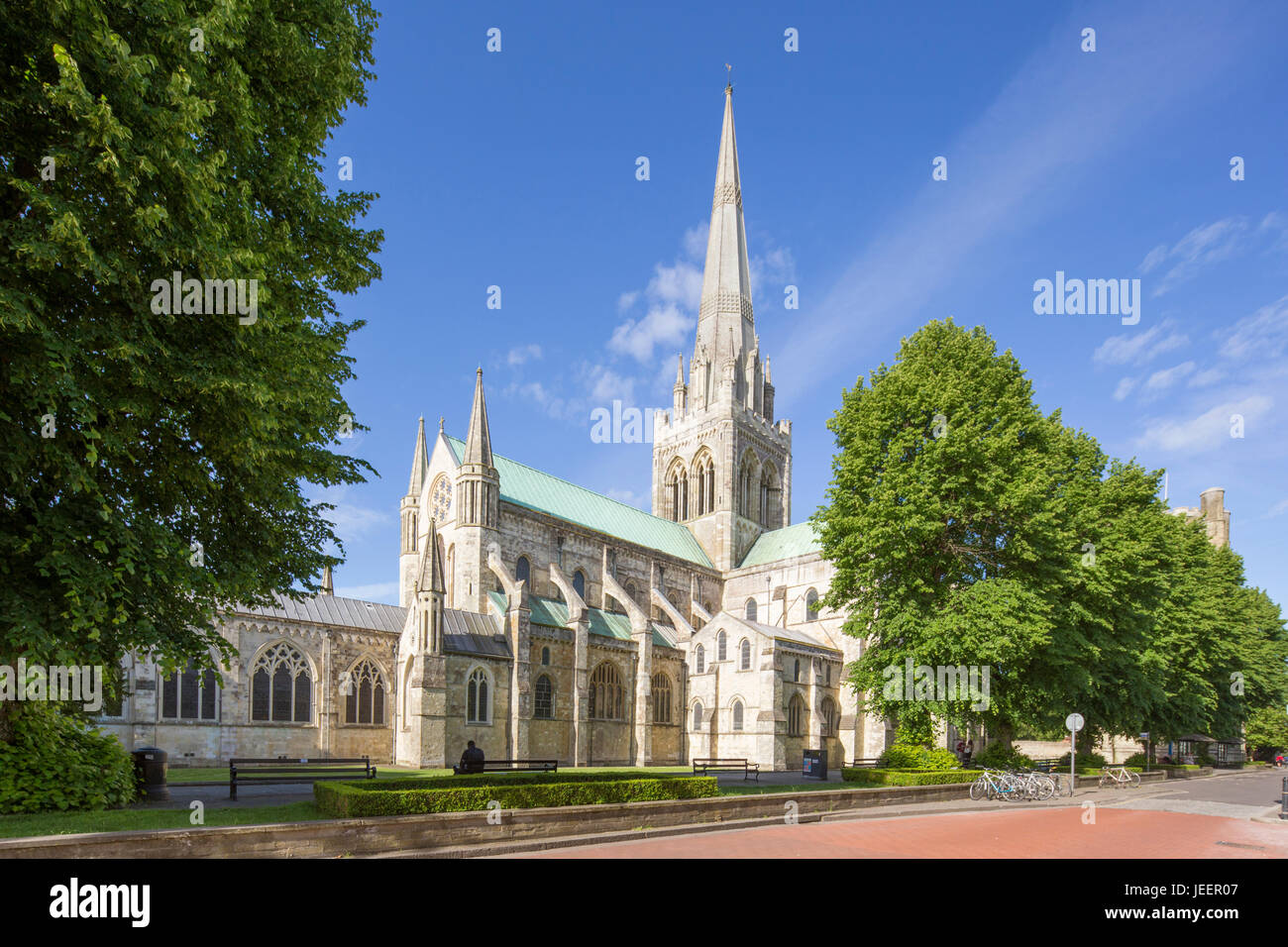 Cattedrale di Chichester, West Sussex, in Inghilterra, Regno Unito Foto Stock
