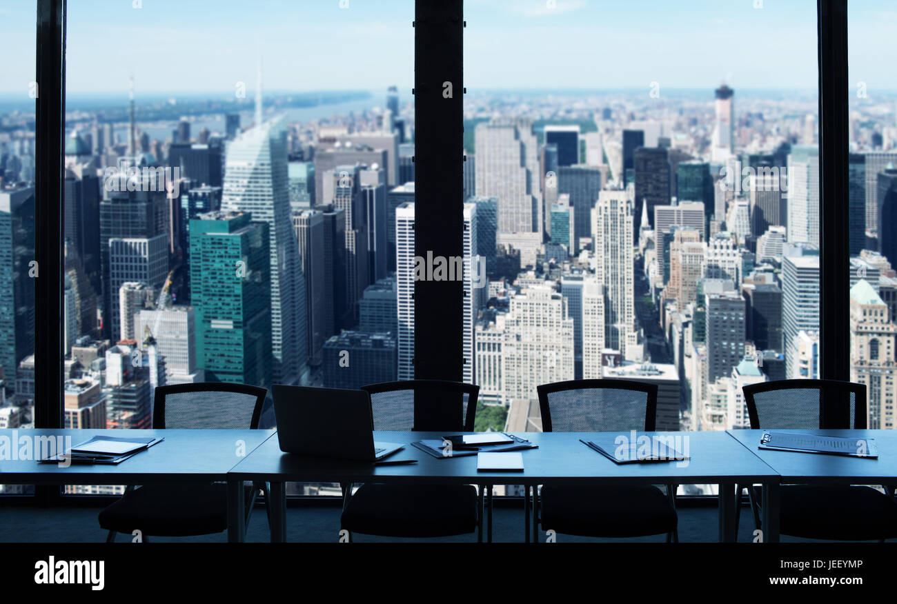 Ufficio moderno vista Foto Stock