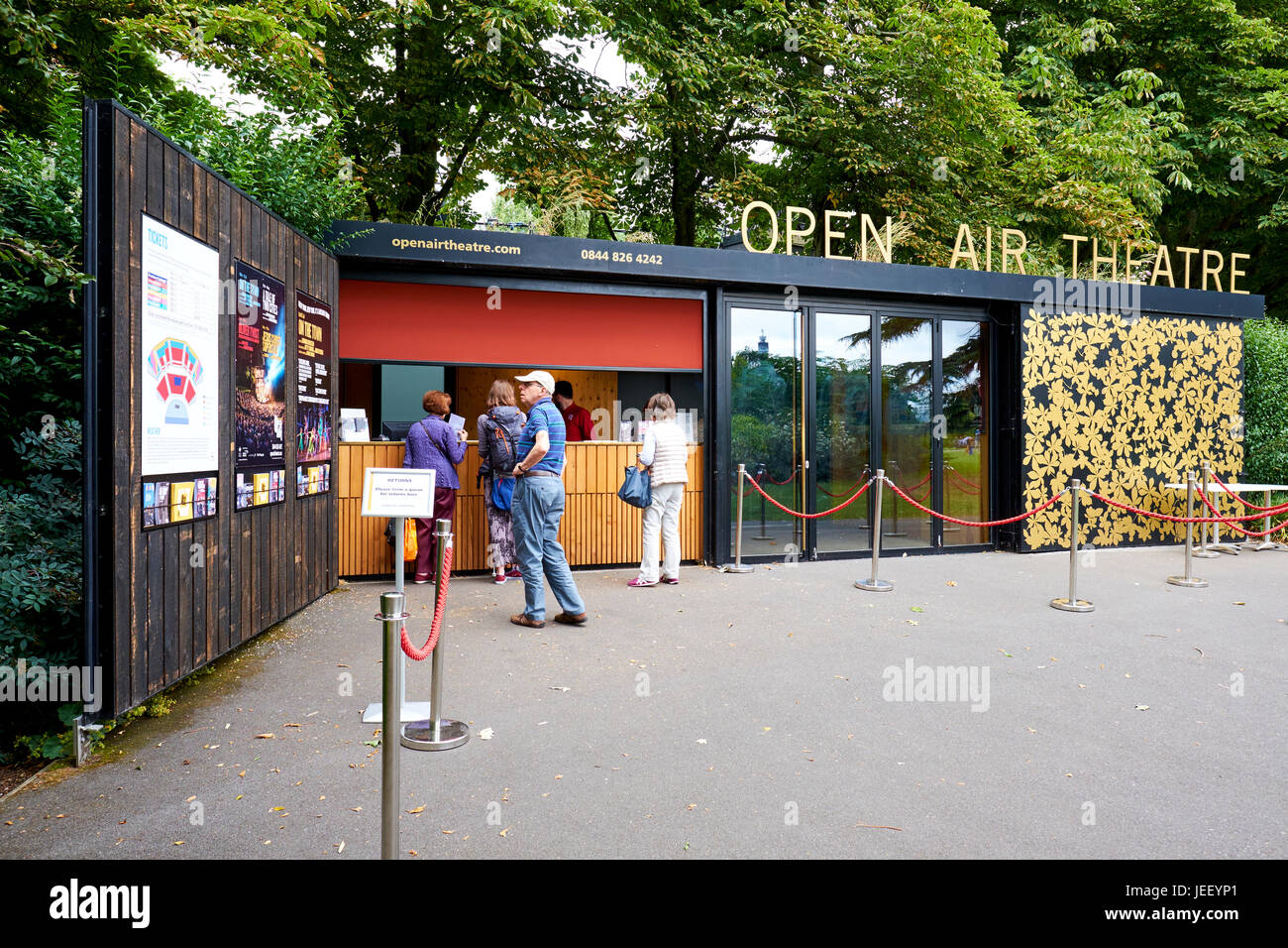Open Air Theatre, Regent's Park, London, Regno Unito Foto Stock