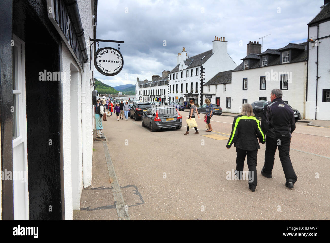 Main Street, Inveraray, Argyll, Scozia Foto Stock