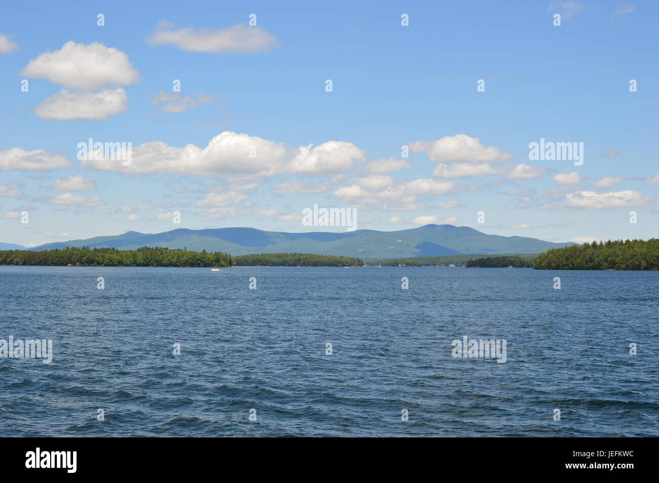 Lago Winnipesaukee Foto Stock