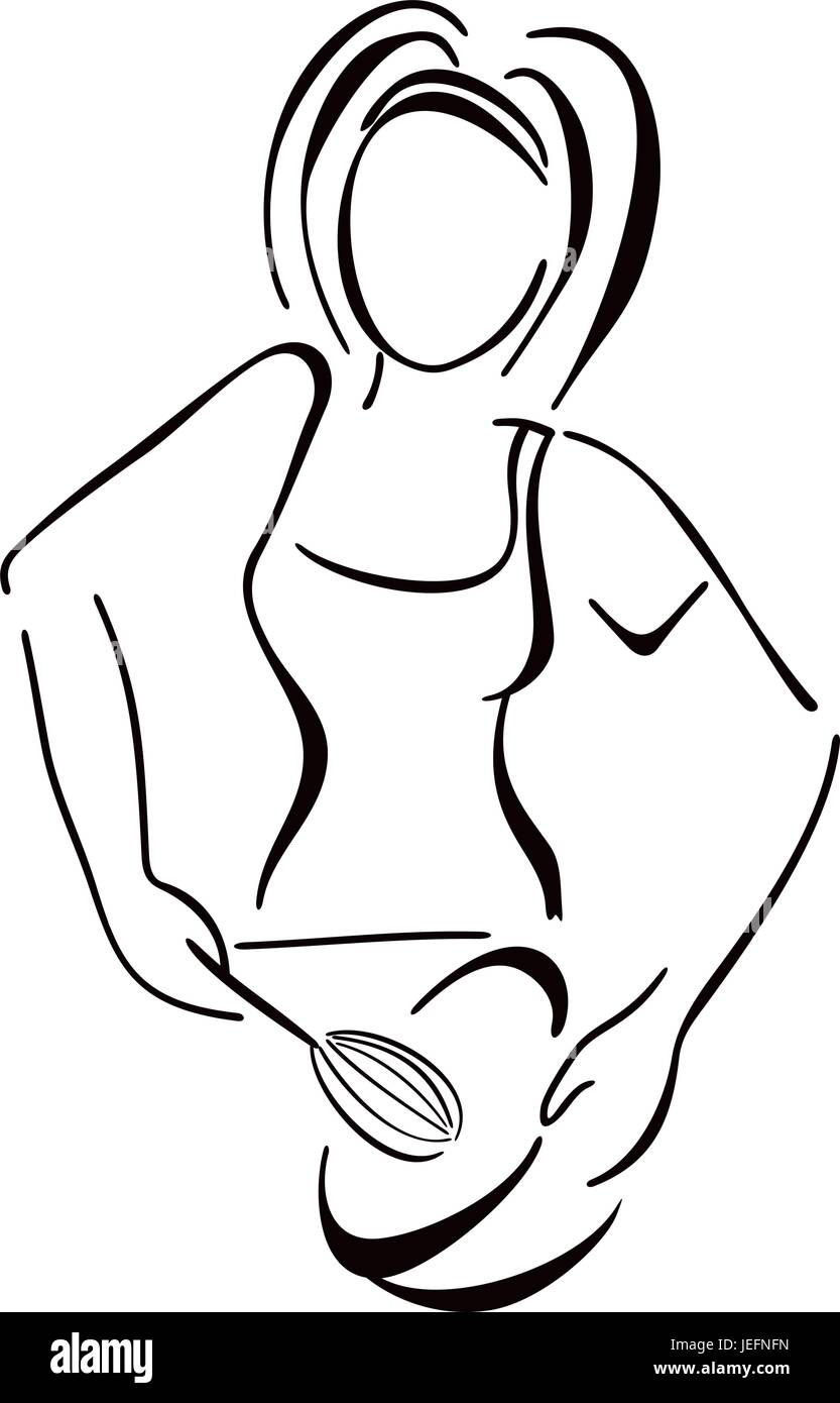 Preparazione del cibo Illustrazione Vettoriale