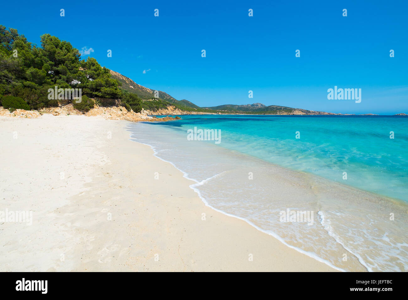 Spiaggia Di Tuerredda A Teulada Sardegna Italia Foto