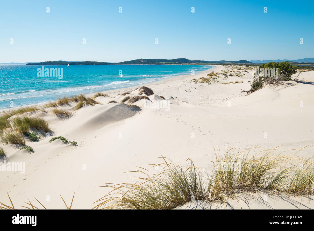 Spiaggia Di Porto Pino A Santanna Arresi Costa Sud Della