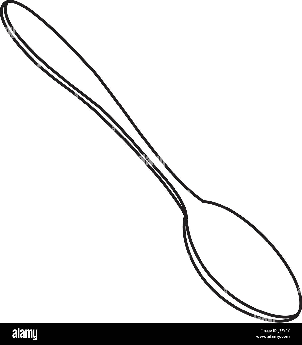 Medicato cucchiaio di sciroppo Illustrazione Vettoriale