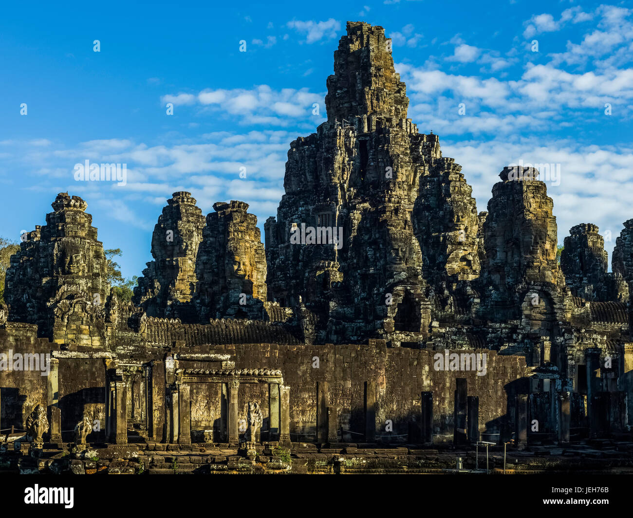 Phnom Bakheng, Angkor Thom, Angkor Parco Archeologico; Krong Siem Reap, Siem Reap Provincia, Cambodi Foto Stock