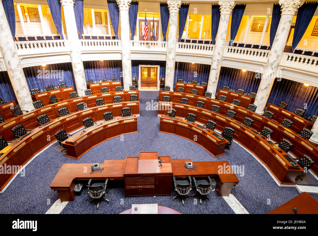 Il luogo dove lo stato senatori sito per lo stato di Idaho Foto Stock