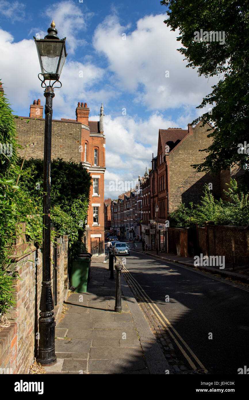 London, Hampstead su un giorno d'estate Foto Stock