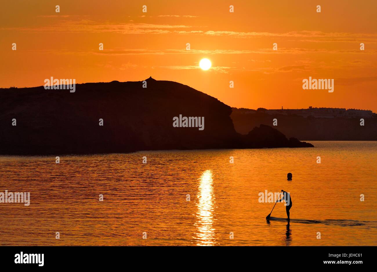 imbarco da paddle Foto Stock
