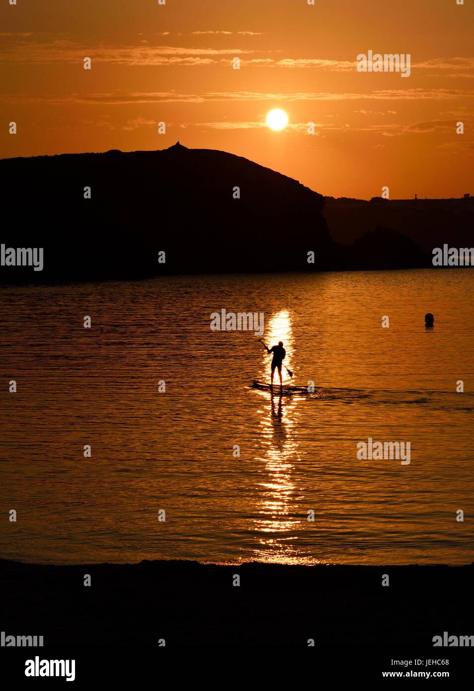 imbarco da paddle Foto Stock