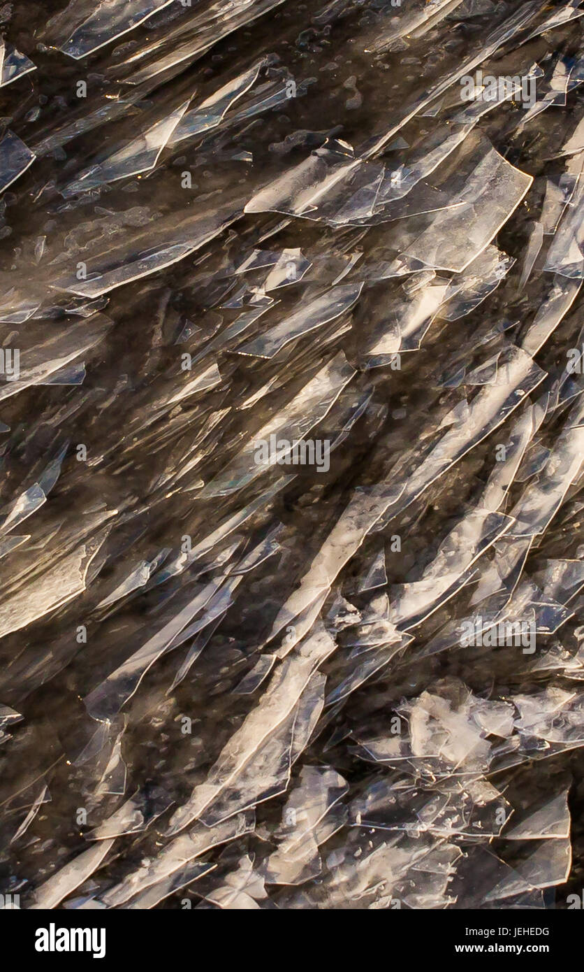 Ghiaccio astratto 2 Foto Stock