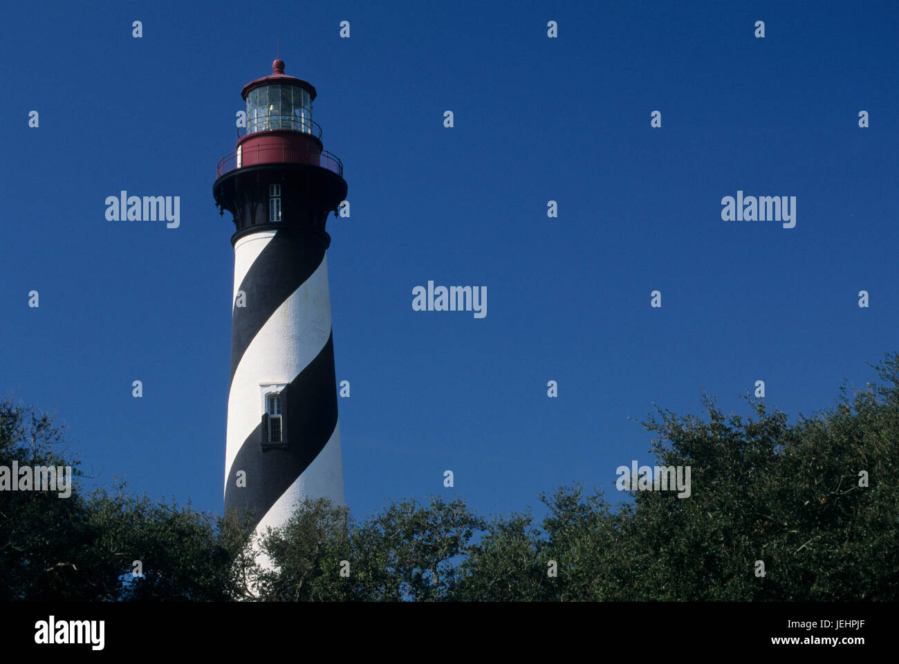 Sant'Agostino Lighthouse, St Augustine, Florida Foto Stock