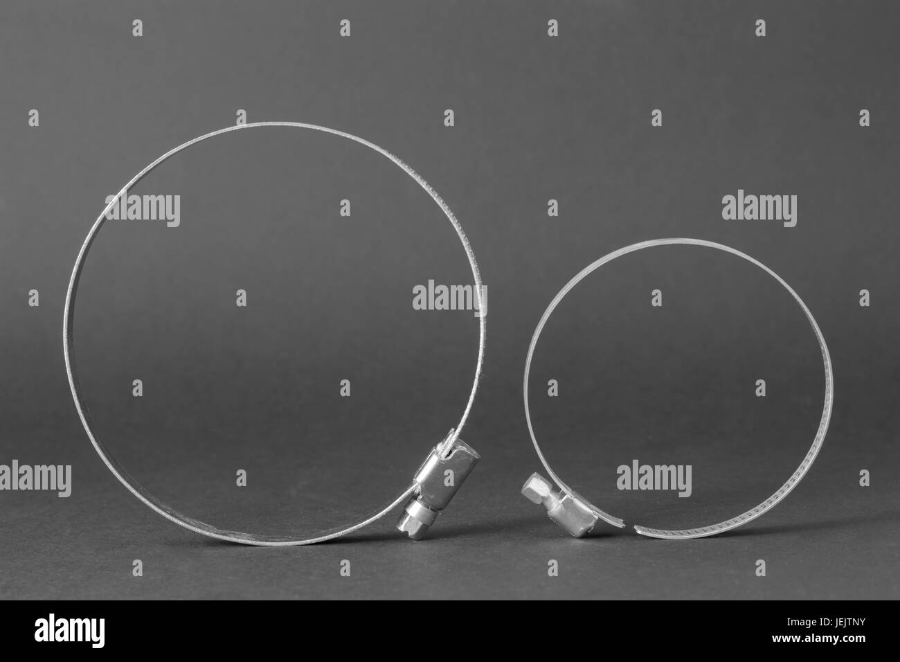 Fascette ferma-cavo Foto Stock