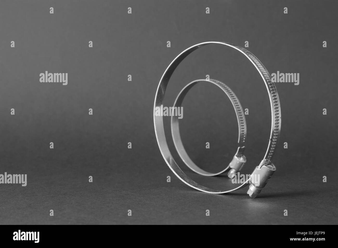 Fascette ferma-cavo Foto Stock