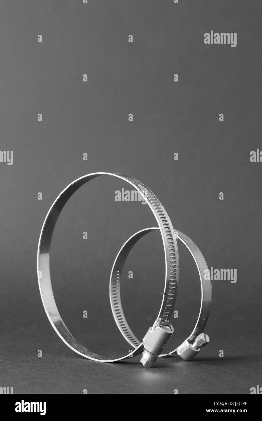 Fascette ferma-cavo Foto Stock