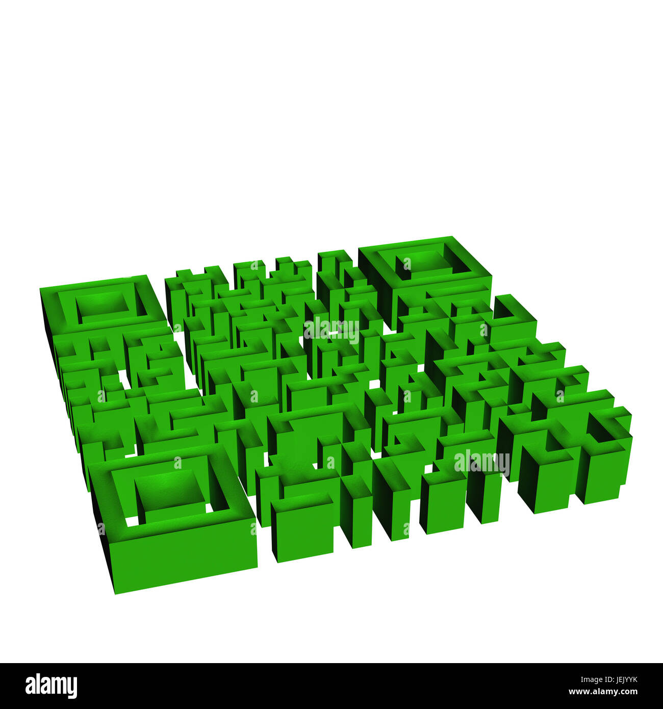 Concetto di codice QR Foto Stock