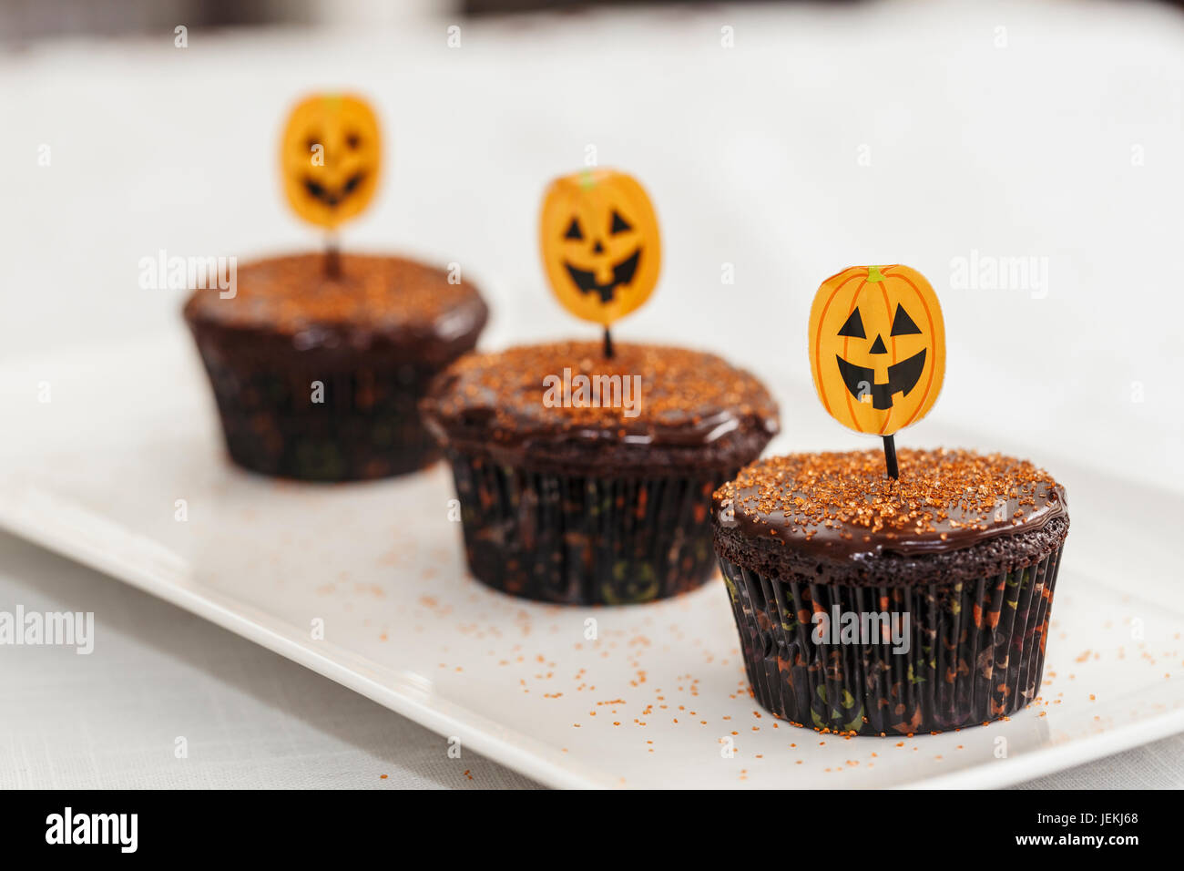 Tortini di Halloween Foto Stock