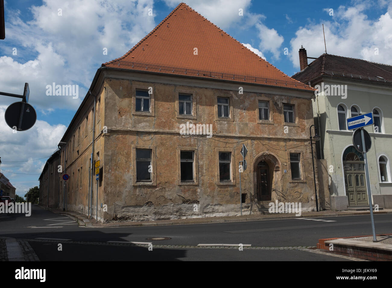 La Sassonia, 06 Giugno: edifici originali in Sassonia, Germania est su Giugno 06 2017. Foto Stock