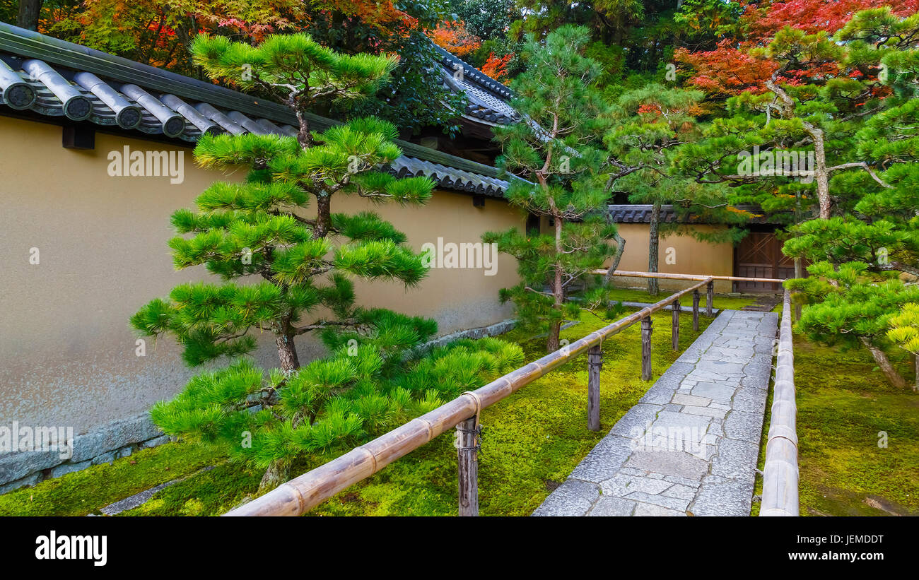 Autunno a Koto-in un Sub Tempio del tempio Daitokuji a Kyoto, Giappone KYOTO, Giappone - 23 novembre 2015: Koto-nel tempio è uno di Daitokuji sub templi, f Foto Stock
