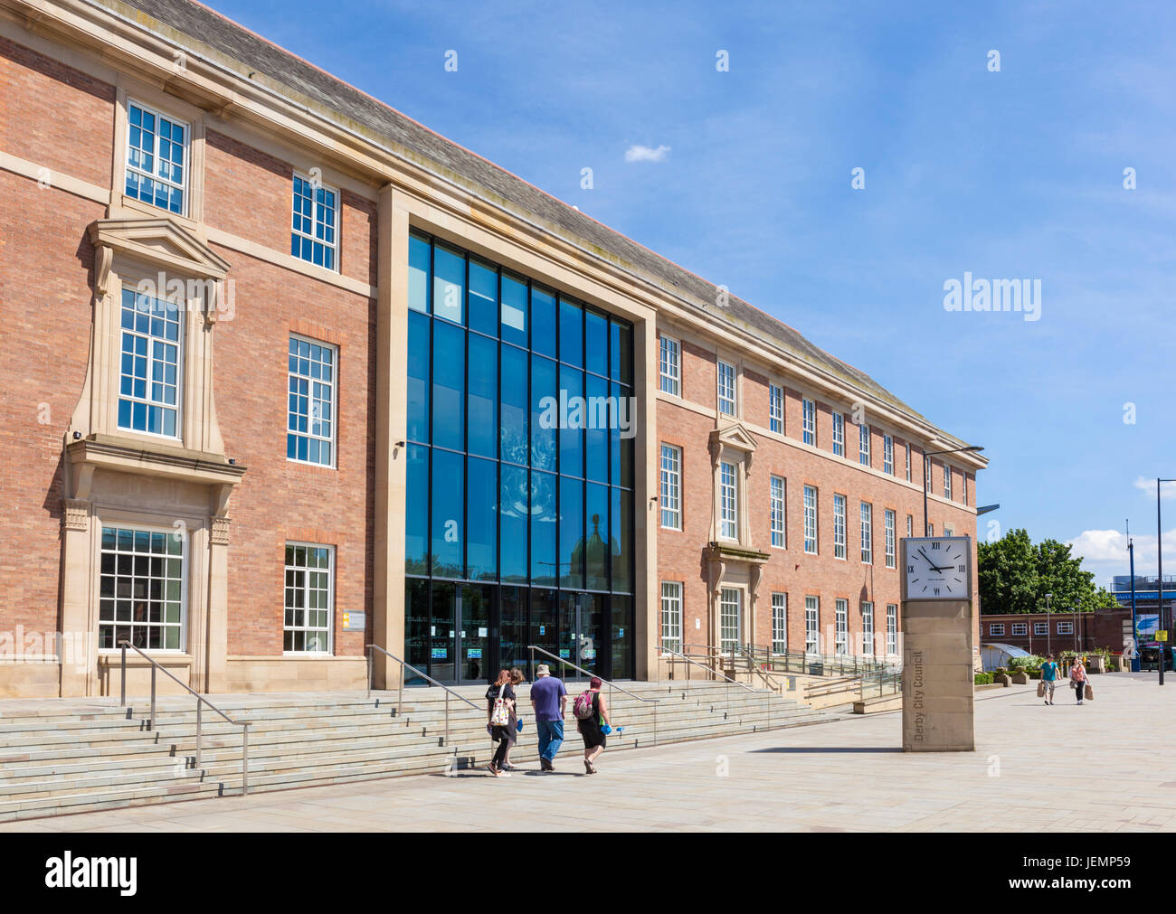 Derby casa consiglio Derby city centre Derbyshire Inghilterra East Midlands UK GB Europa Foto Stock
