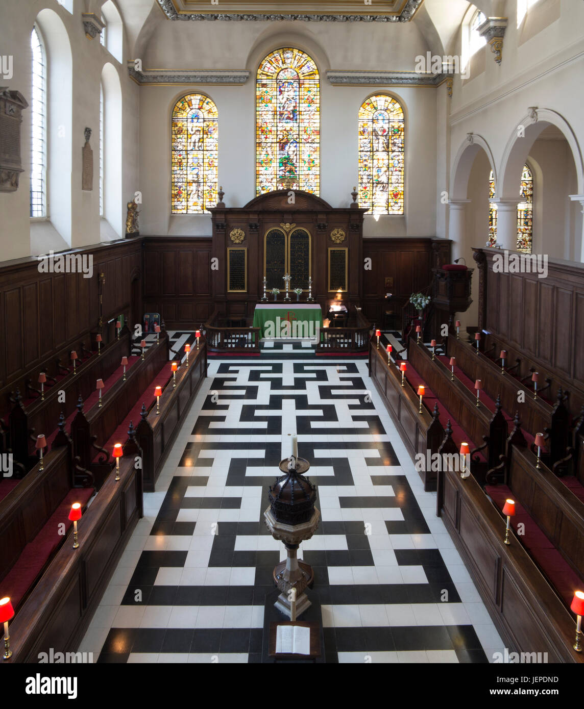 St Vedast Chiesa, Foster Lane, Londra Foto Stock