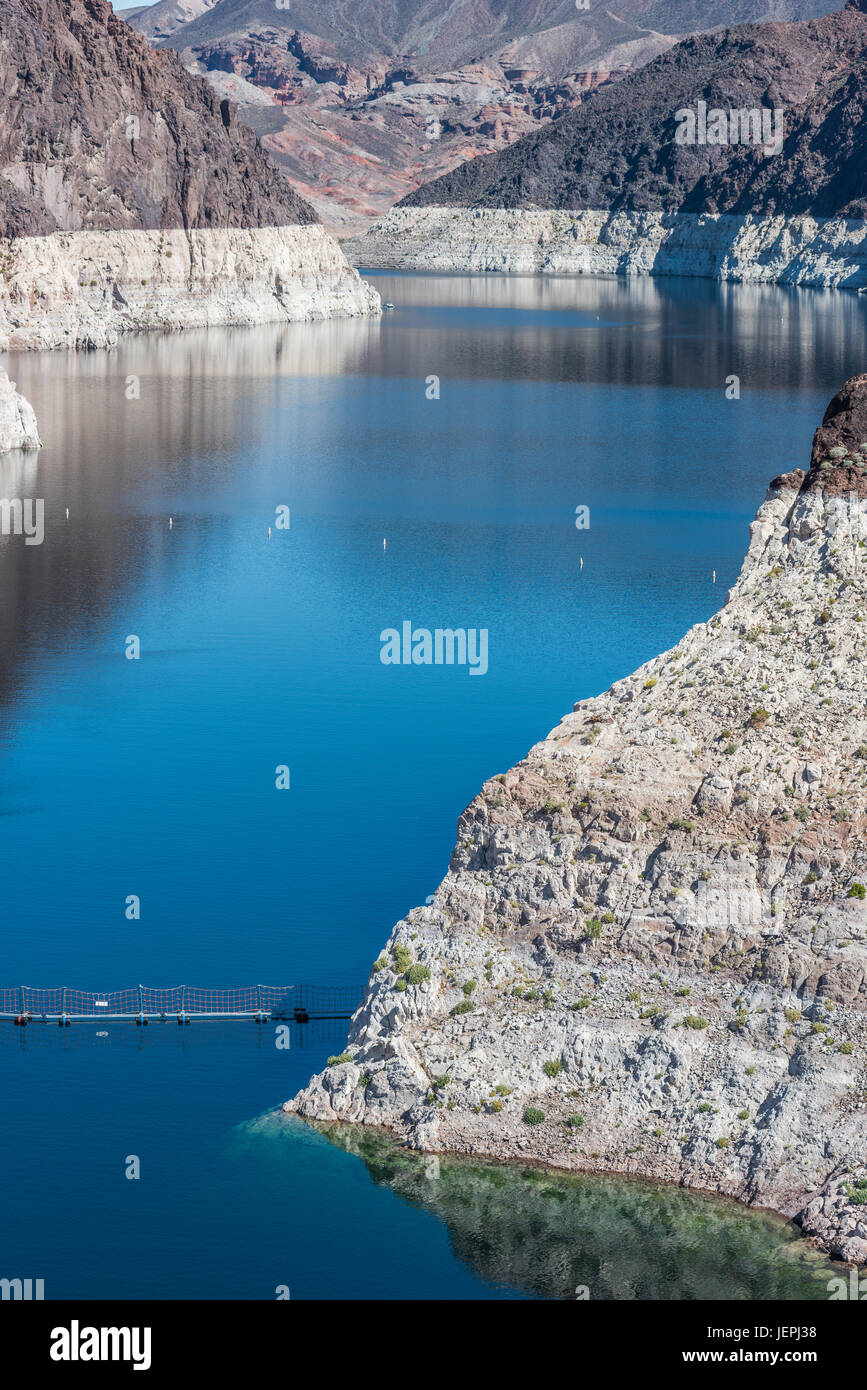 Colorado River vicino alla Diga di Hoover Foto Stock