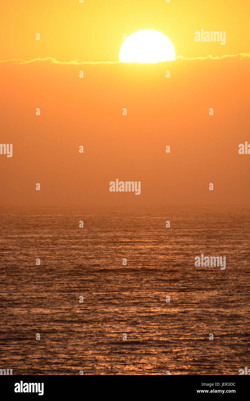 Tramonto tropicale Foto Stock