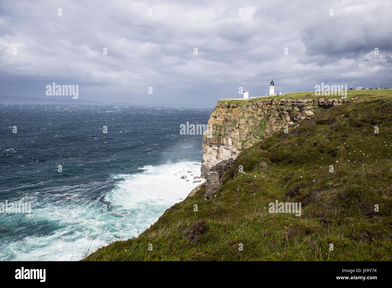 Testa di Dunnett punto più settentrionale in Gran Bretagna Foto Stock