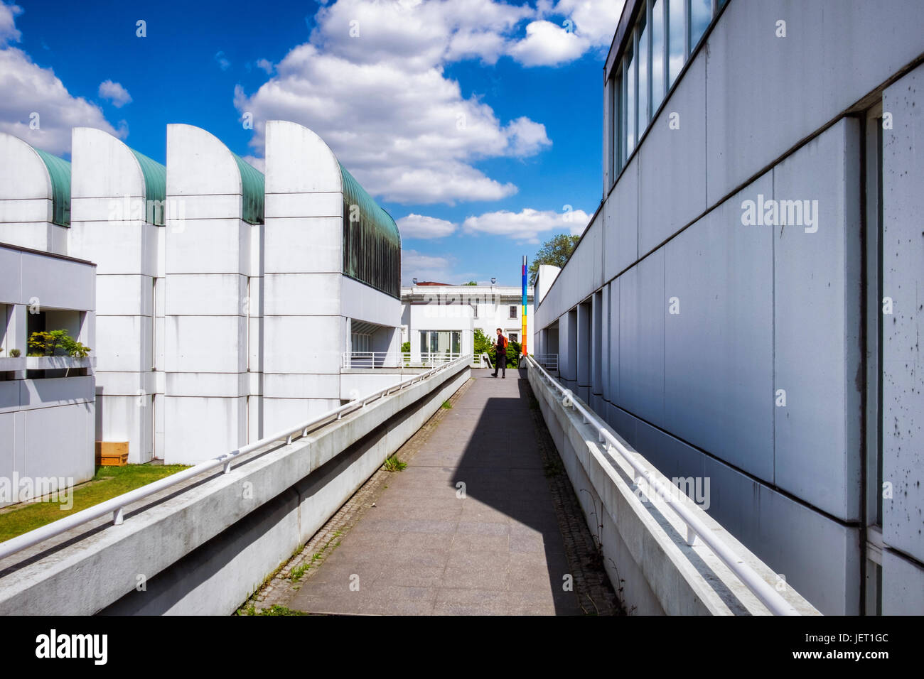 Berlino,Tiergarten.L'edificio Bauhaus, Archivio Bauhaus,Museo del design è un centro di documentazione con spazi per esposizioni progettato da Walter Gropius Foto Stock
