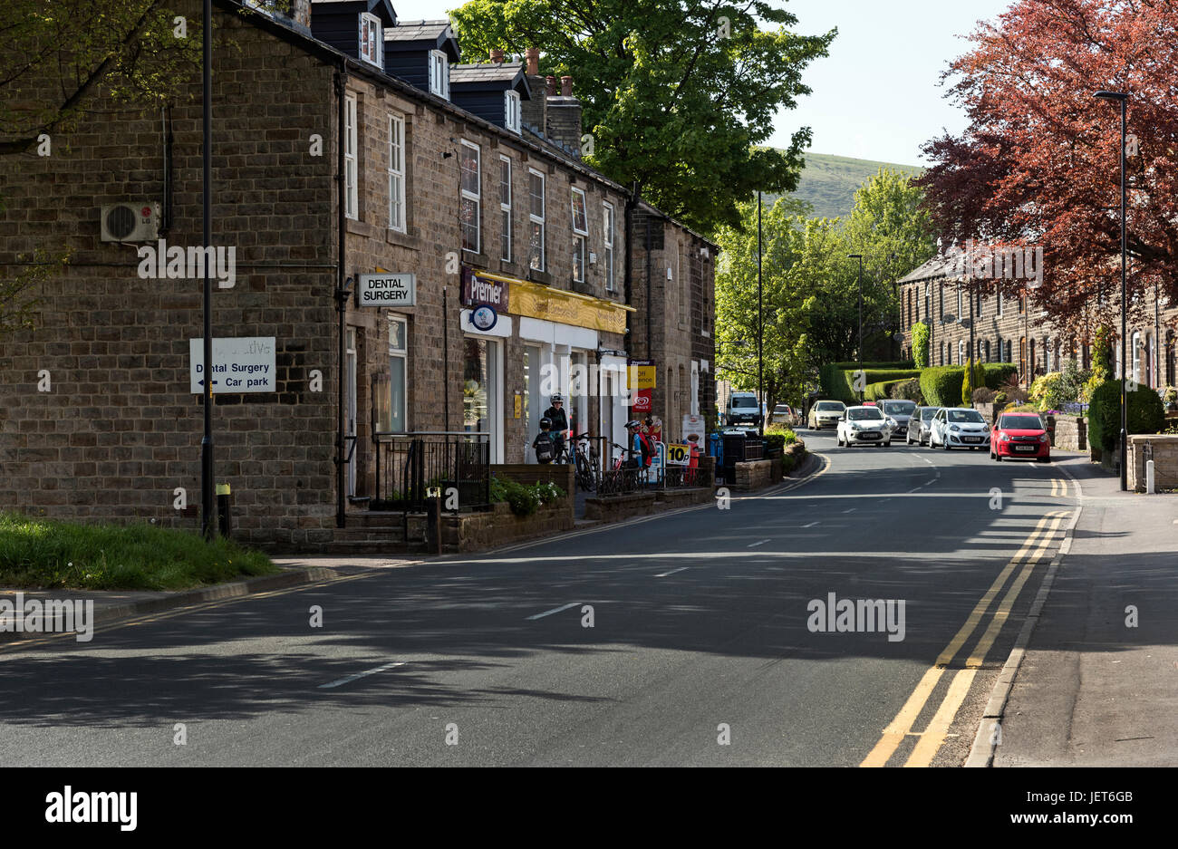 Chew Valley Road, Greenfield Oldham. Foto Stock