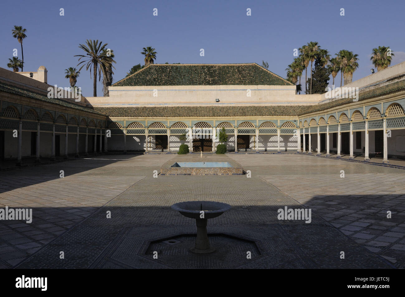 Palazzo de la Bahia, Marrakech, Marocco, Africa Foto Stock