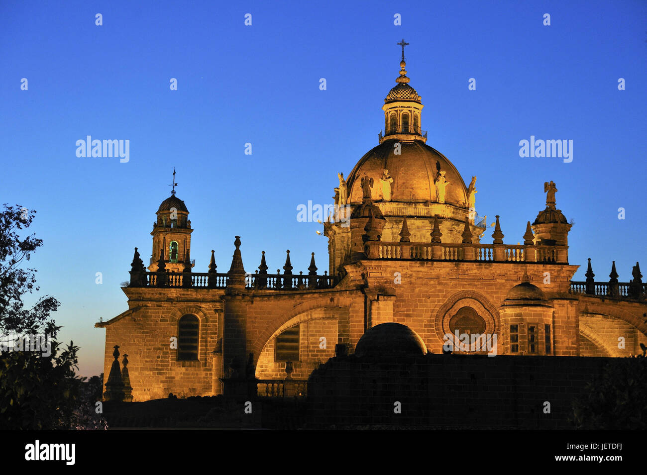 Spagna, Andalusia, provincia di Cadiz, Jerez de la Frontera, Cattedrale di Jerez de la Frontera, Foto Stock