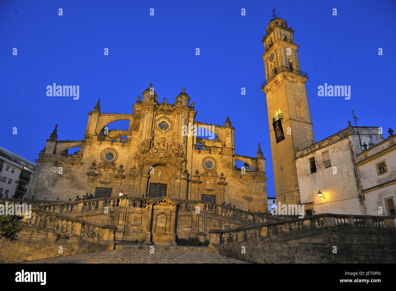 Spagna, Andalusia, provincia di Cadiz, Jerez de la Frontera, Cattedrale di Jerez de la Frontera, Foto Stock