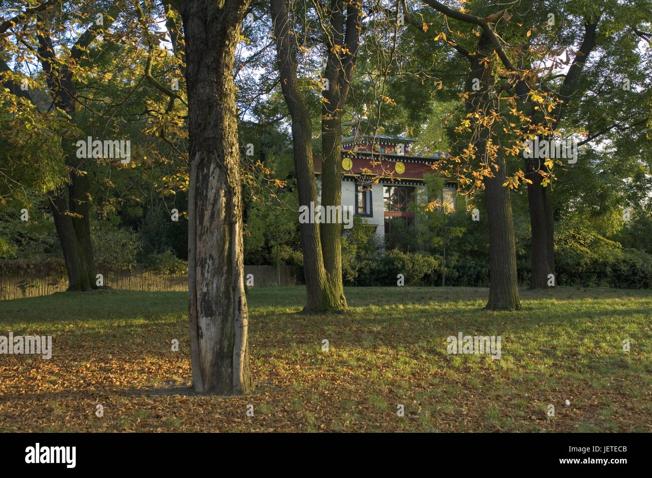 Francia, Parigi, Bois de Vincennes, Internazionale Istituto Buddista, Foto Stock