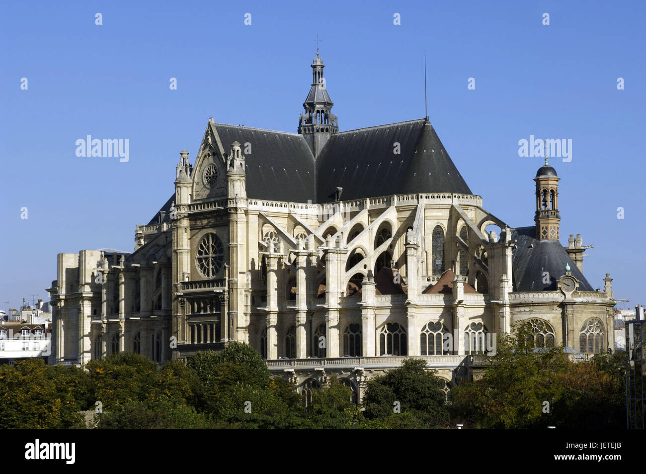 Francia, Parigi, chiesa di Saint Eustache, Foto Stock