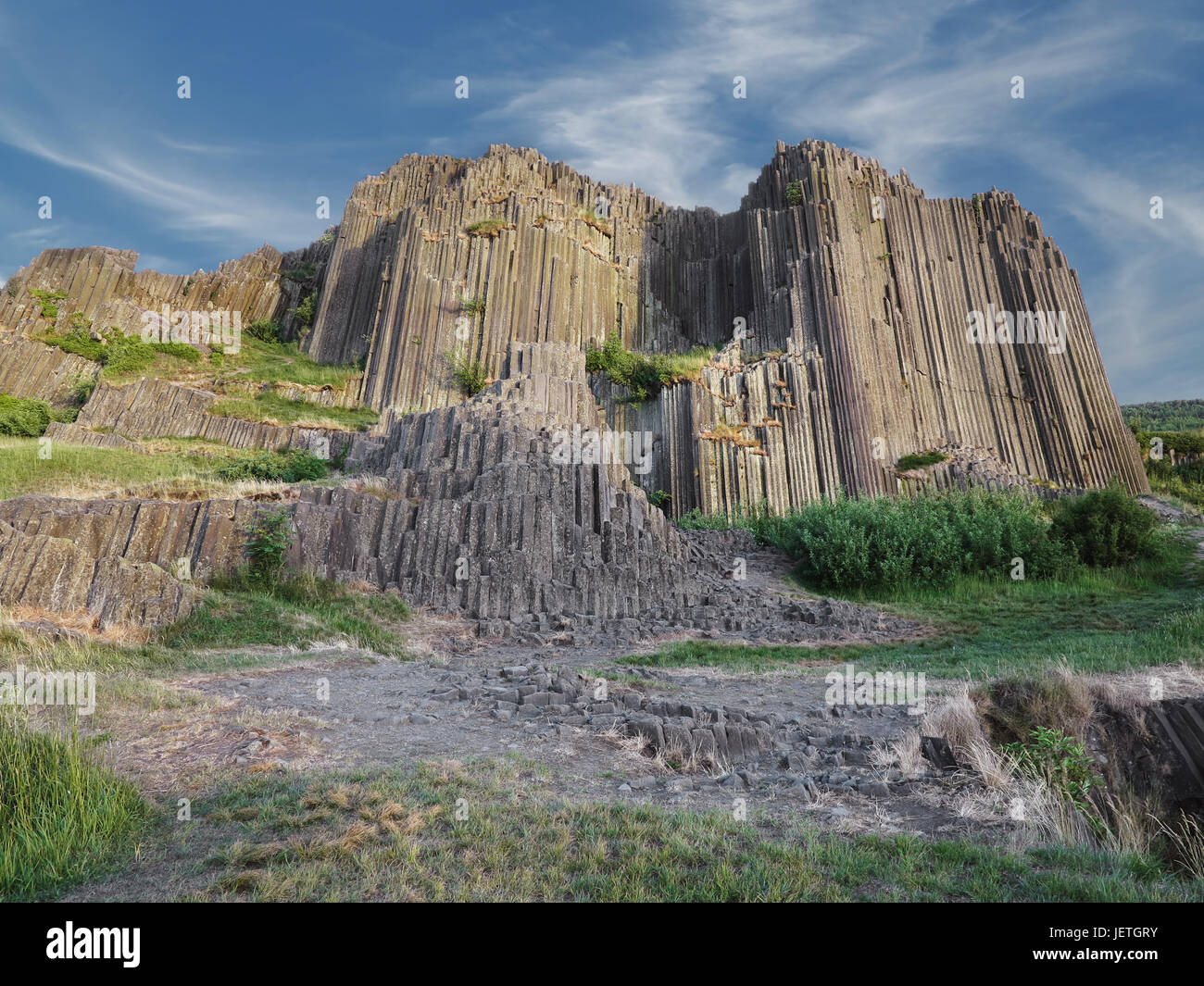 Nazionali di Natura Monumento Panska skala rock - Herrnhausfelsen Foto Stock