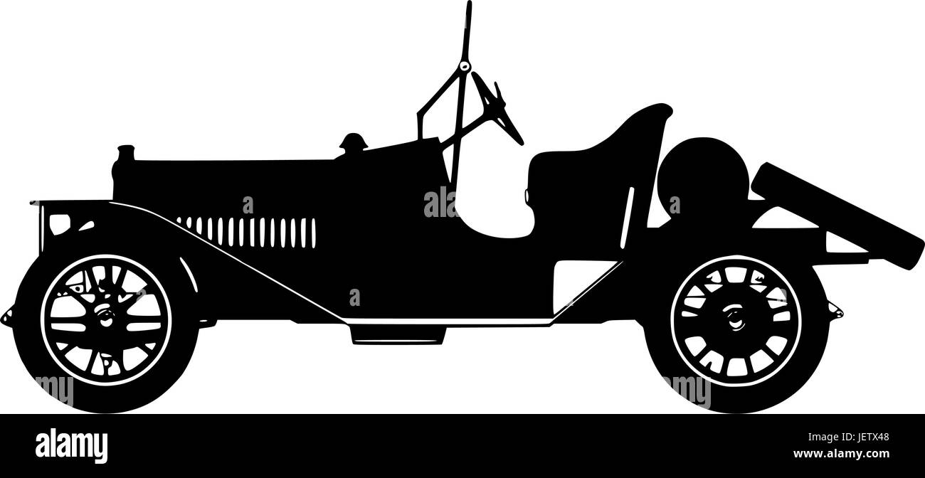 Oldtimer stock Illustrazione Vettoriale