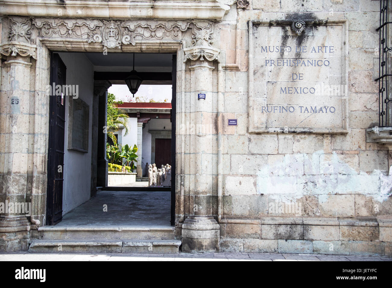 Museo de Arte Prehispanico de Mexico, Rufino Tamayo Museo di Arte precolombiana, Oaxaca, Messico Foto Stock