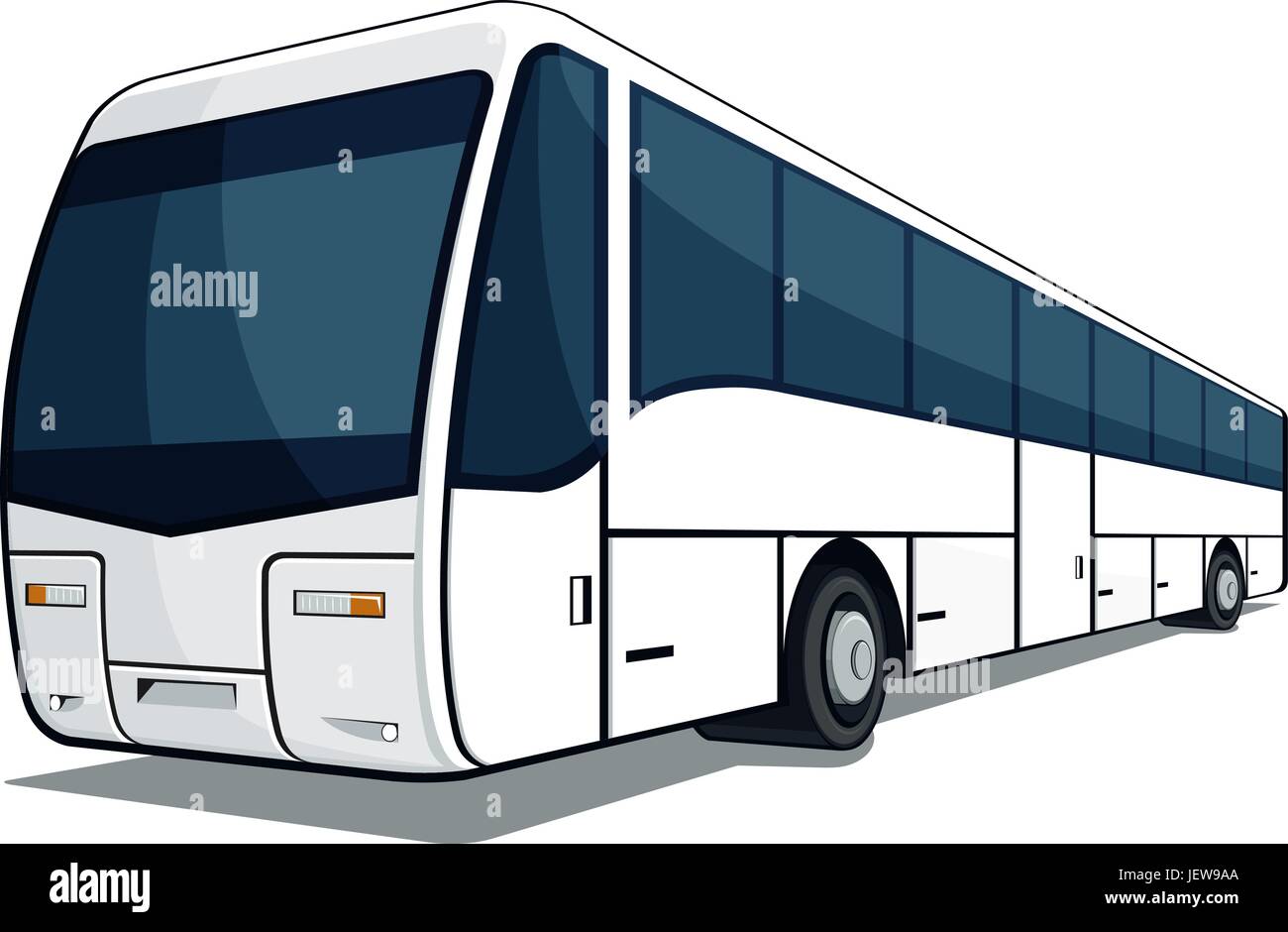 Mezzi di bus di viaggio Illustrazione Vettoriale