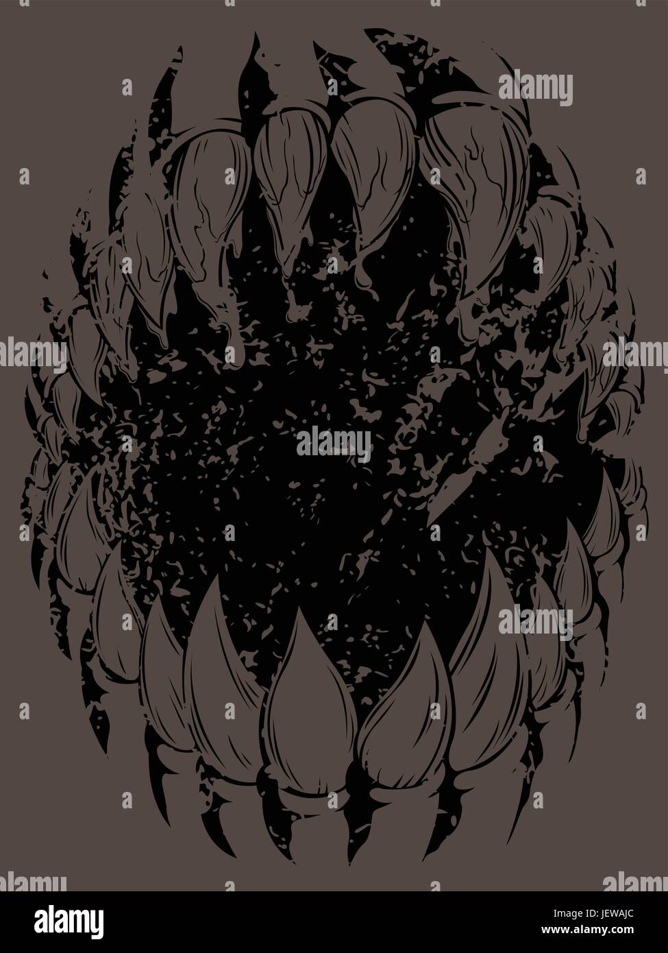 La morte degli animali Illustrazione Vettoriale