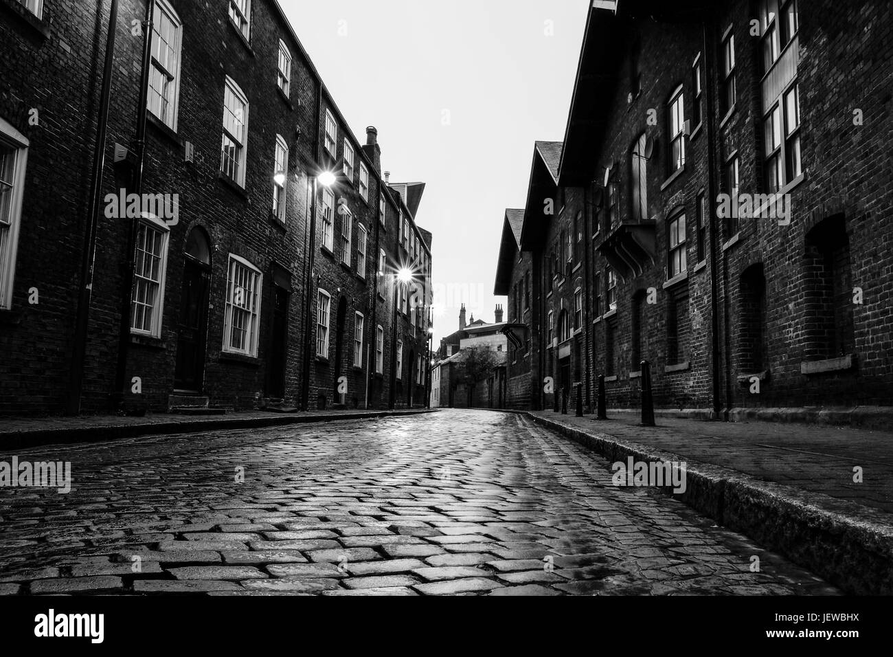 Dock Street, Leeds, West Yorkshire, Inghilterra Foto Stock