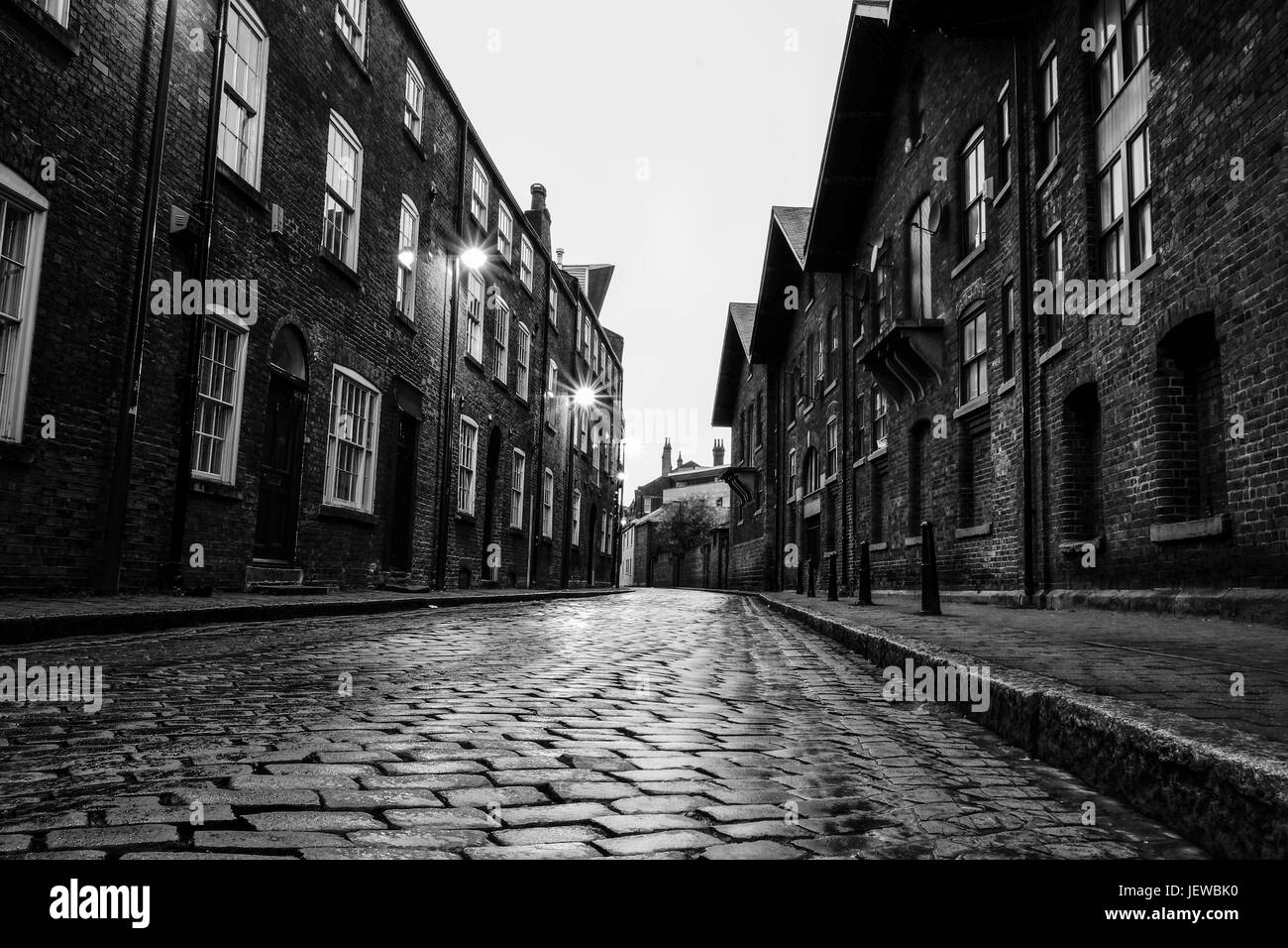 Dock Street, Leeds, West Yorkshire, Inghilterra Foto Stock
